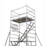 ALUMINUM SCAFFOLD TOWER LADDER (DOUBLE WIDTH) - Image 2